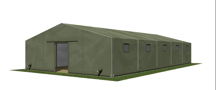 Tente gonflable militaire