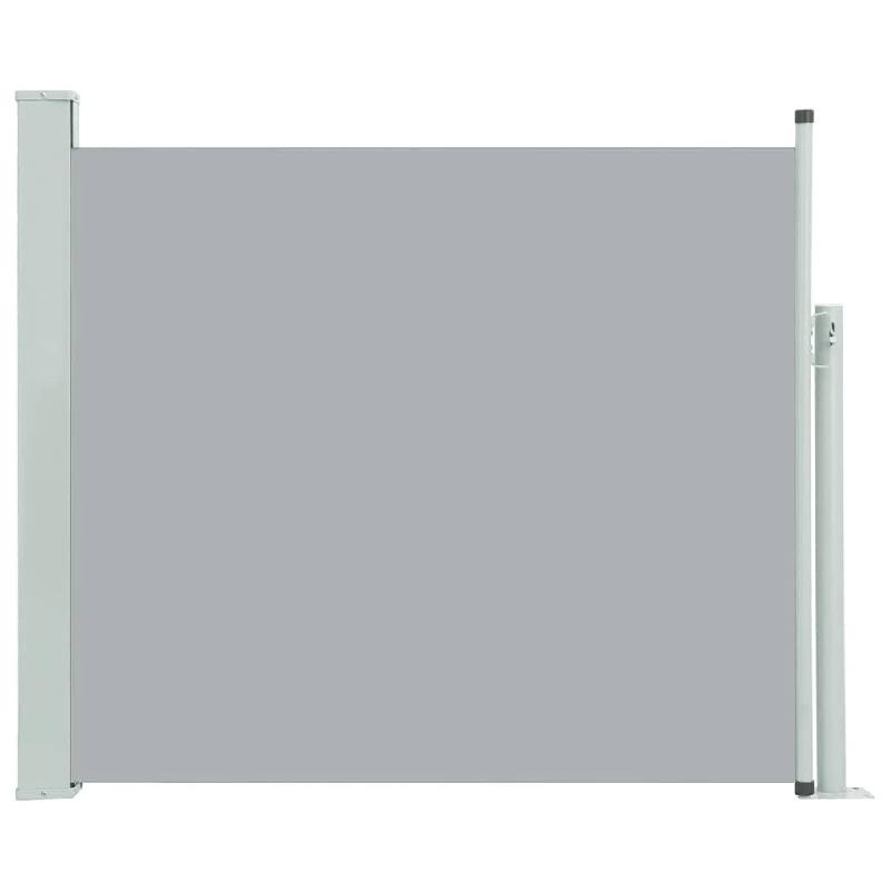 VidaXL Auvent latéral rétractable de patio 100x300 cm Gris Modèle Zephyr Prime - gris 48374_0