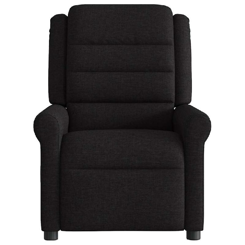 VidaXL Fauteuil de massage inclinable Noir Tissu Modèle Helvaria - 8721158336545_0