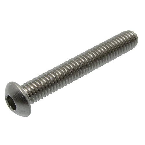 VIS MÉTAUX TÊTE CYLINDRIQUE BOMBÉE 6PANS - INOX A2 - 8X50 - BOITE 100 ACTON