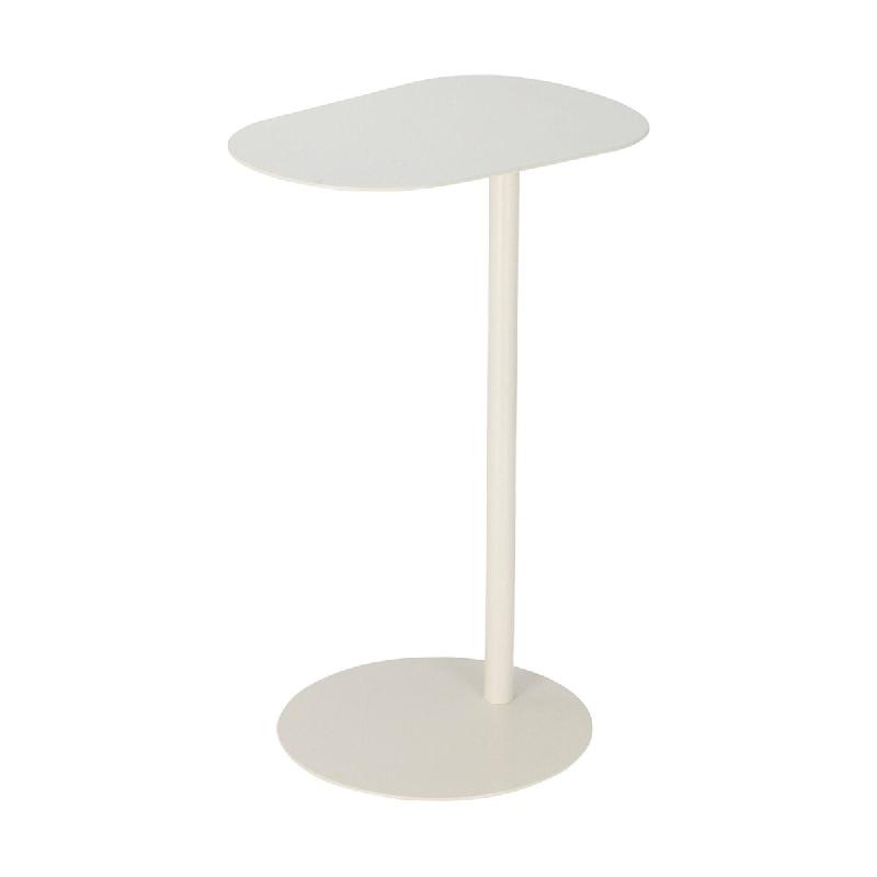 WellHome - Table d’appoint 35x25x53 cm en fer coloris blanc - blanc WH16807_0