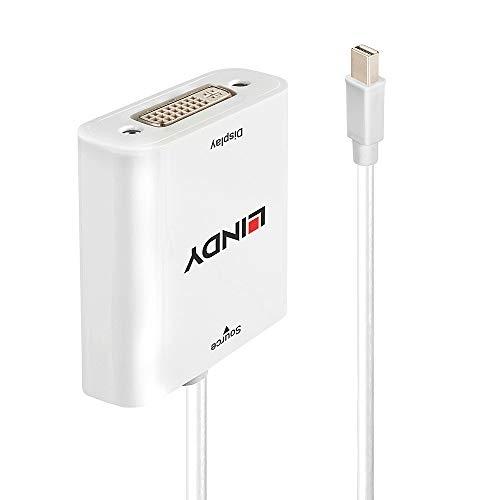 Lindy 38308 - Câble vidéo et adaptateur 0,1 m - DVI-I vers Mini DisplayPort - Blanc_0