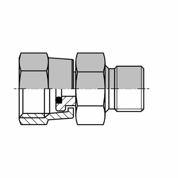 Adptateur mâle-femelle pour manomètre - 1/2’ , 20.95_0