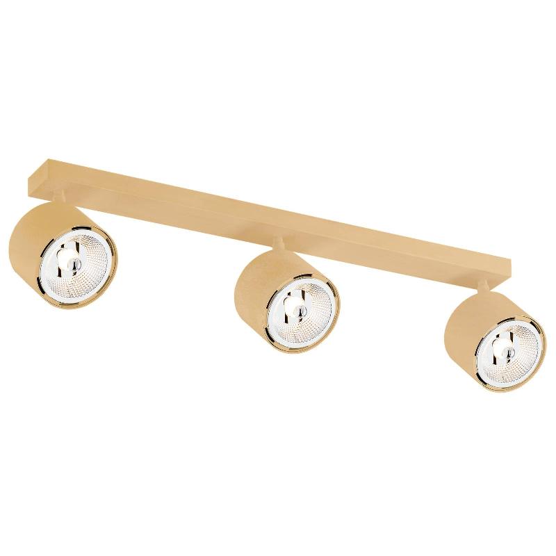 ARGON SPOT POUR PLAFOND CHLOE RÉGLABLE À 3 LAMPES, DORÉ