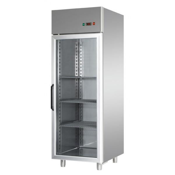 Armoire réfrigérée positive 1 porte vitrée 600l inox ref produit af6syecomtnpv_0