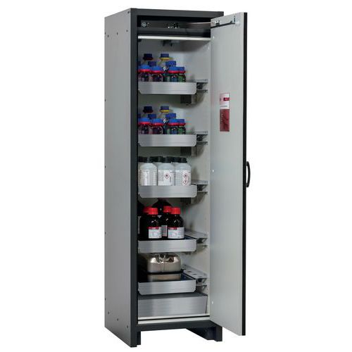 ARMOIRE SÉCURITÉ Q30.195.056.R BLANC-4 TIROIR 1 TIROIR - ASECOS