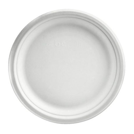 ASSIETTE JETABLE BIODÉGRADABLE 23 CM (VENDU PAR 50)