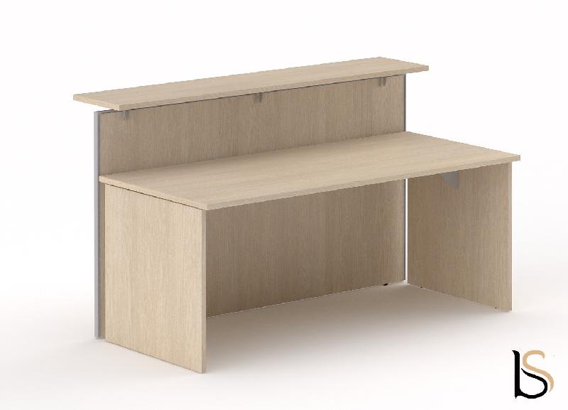 Banque d'accueil droite ROCK Pano - Mobel Linea. - 80, Blanc_0