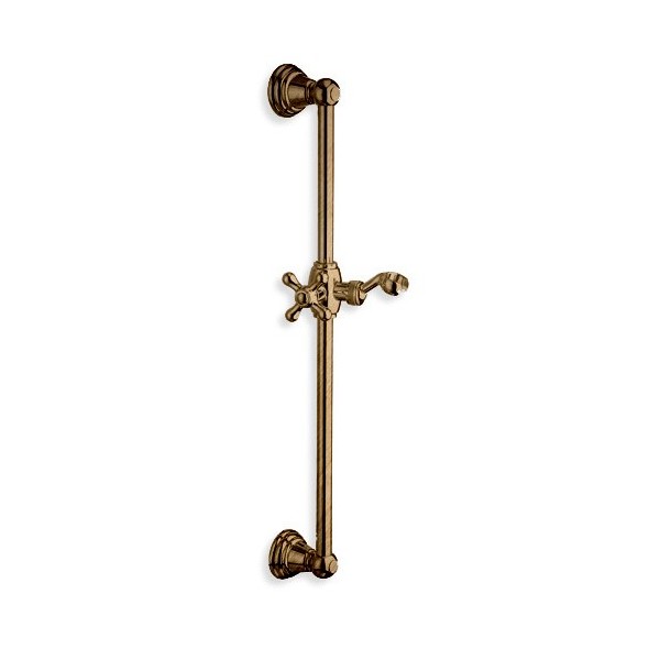 BARRE DE DOUCHE IMPERO SEULE D.20 H.60 CM OR ROSE BROSSE PVD ROBINETTERIE IMPERO - CRISTINA ONDYNA PD06534P