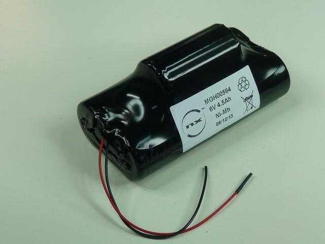Batterie industrielle Nimh 5x C 5S1P 6V 4.5Ah F100 - Marque NX_0