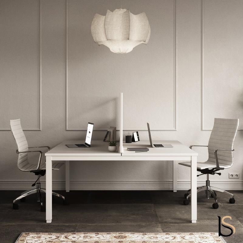 Bench 2 personnes Tempo - Mobel linea - Argent Ral 9006, 180, Anthracite, Fixe_1