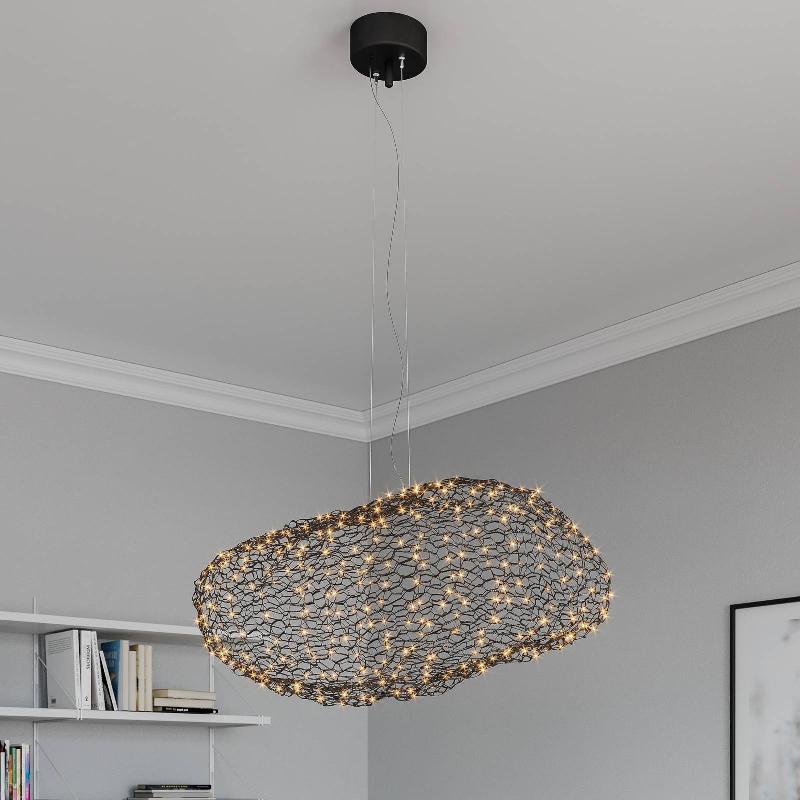 BY RYDÉNS HAYDEN SUSPENSION LED NOIRE MATE 115CM