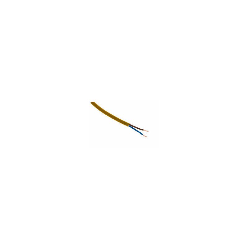 CÂBLE SOUPLE HO3 VVH2-F 5M 2 X 0,75MM² OR - 60113023N