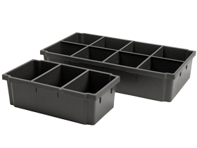 Casier pour tiroir 324x324x108 - plastique résistant aux chocs - 10531-03_0