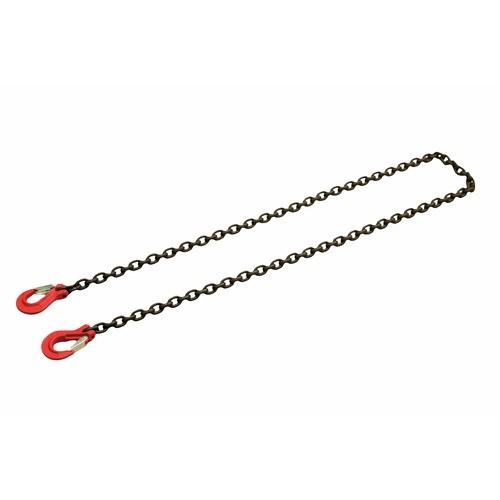 CHAÎNE D'ARRIMAGE - ÉQUIPÉE DE 2 CROCHETS À CHAPE À LINGUET - 3 M PRAMAC