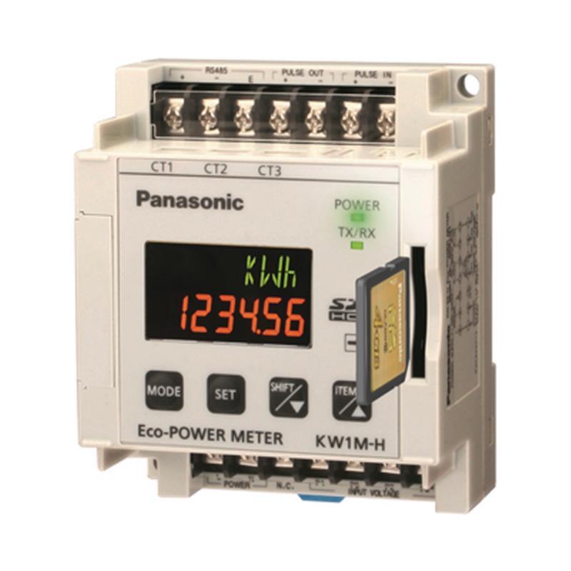 Compteur d'énergie AKW1121 - série KW1M avec carte mémoire SD - tension d'entrée 100/200/400 VAC_0