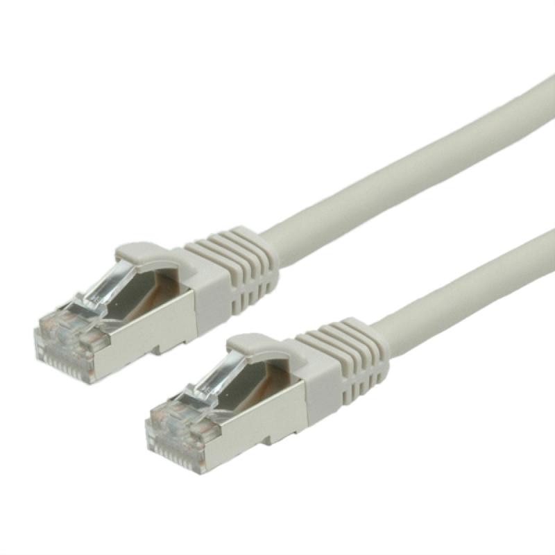 Cordon VALUE Cat.6 (Classe E) S/FTP LSOH, gris, 0,5 m_0