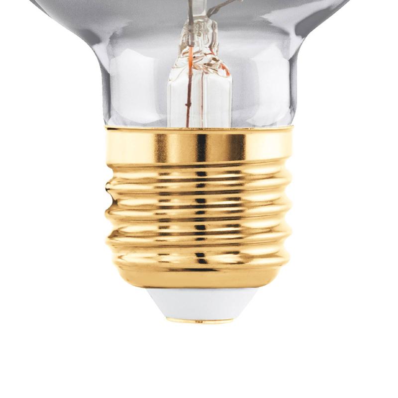 EGLO AMPOULE LED E27 4W G60 2.000K FILAMENT SMOKY À INTENSITÉ VARIABLE
