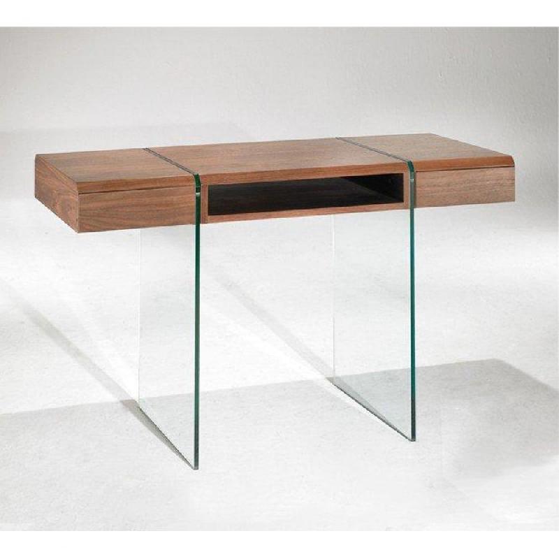 ENTERPRISE BUREAU DESIGN BOIS ET VERRE AVEC TIROIRS