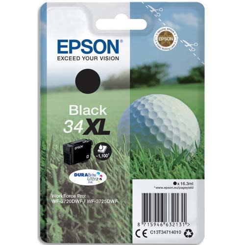 Epson cartouche jet d'encre durabrite ultra black xl ''balle de golf'' 34 (t3471) - c13t34714010_0