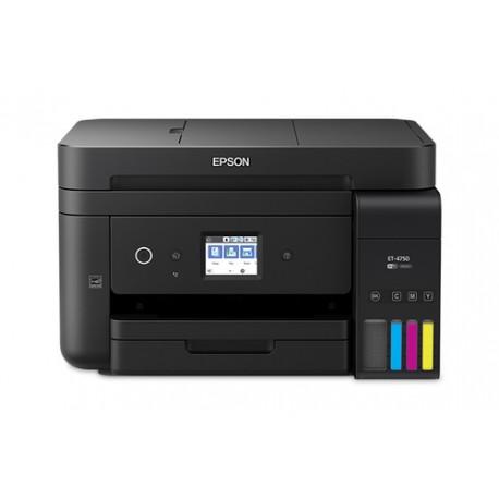 Epson EcoTank ET-4750 - Imprimante jet d'encre couleur A4 - 4800 x 1200 DPI - 33 ppm - Wifi - Recto verso_0