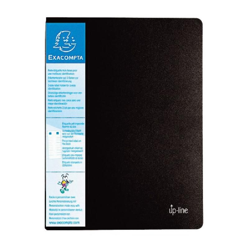 EXACOMPTA PROTÈGE-DOCUMENTS EXACOMPTA UP LINE - 40 POCHETTES - NOIR (PRIX À L'UNITÉ)