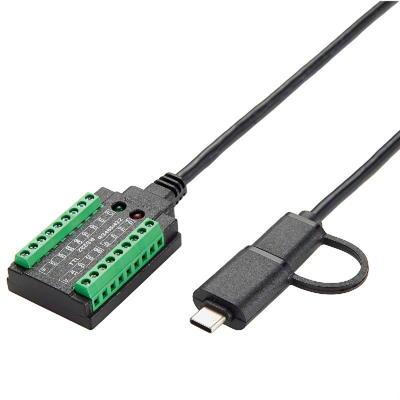 EXSYS EX-13003 Câble USB vers série 1S RS-232/422/485/TTL, bloc terminal, 1.0 m (chipset FTDI)_0