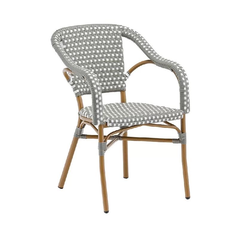 Fauteuil en aluminium wood MONZA  - Stamp_0