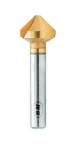 FRAISE TRIDENT TITANE A CHANFREINER - DIAMÈTRE 6 MM