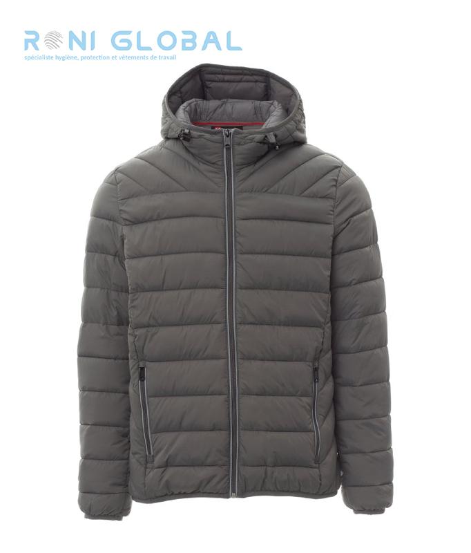 Doudoune / Blouson de travail homme imperméable et anti-froid - Nylon matelassé polyester, 4 poches, FREETIME PAYPER_0