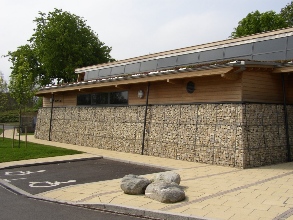 Gabion Hesco Weldmesh® Concertainer® pour facade - étude technique, fourniture et pose_0