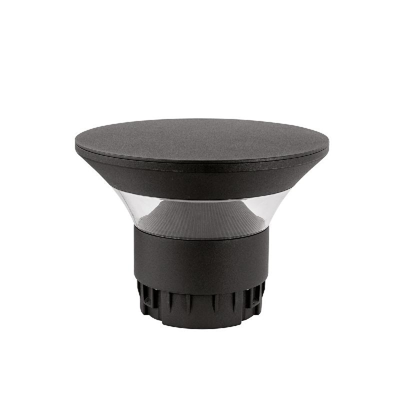 Gea Luce Ges2380 Borne Led Diffuse 360° Cct 3000K/4000K/5000K Ip65 En Aluminium Gris Anthracite Traitement C4 - Gealuce - gris GES2380_0