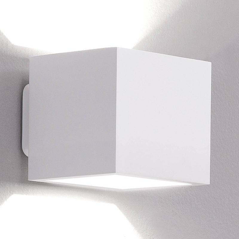 ICONE CUBÒ APPLIQUE MURALE LED, 10 W, BLANC