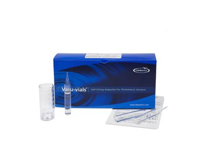 Kit d’analyse instrumentale du Cyanure (libre) 0-0,4 ppm, type : Vacu-vials 30 ampoules, marque Chemetrics - Ref.: NBG020_0