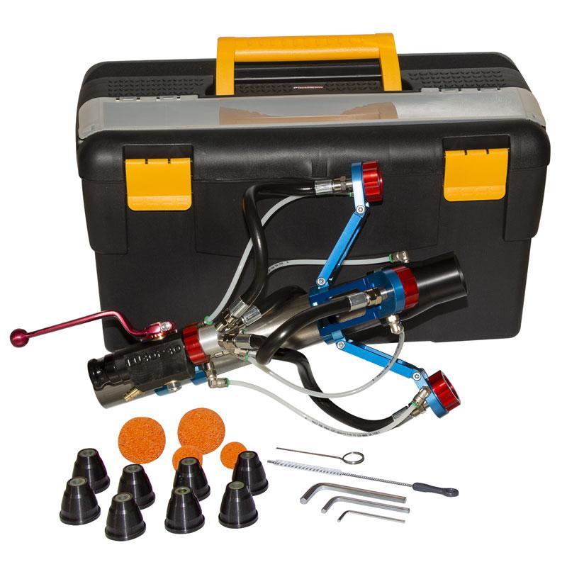 Kit lance chanvre et chaux Ø 63 mm - 4 têtes en coffret - EUROMAIR - 40039_0