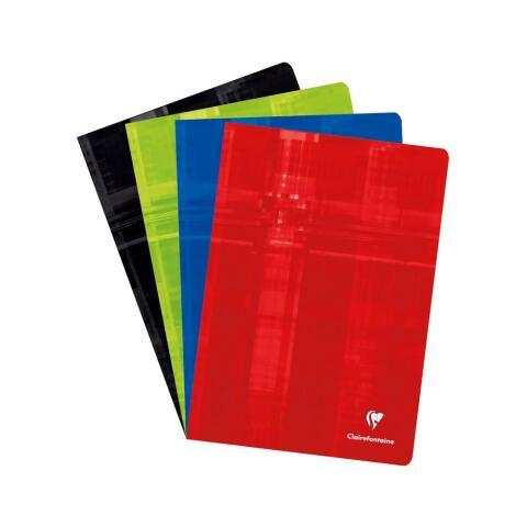LOT DE 10 - CAHIER PIQUÉ A4 120 PAGES GRANDS CARREAUX - ASSORTIS