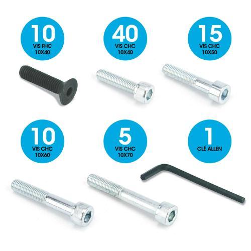 LOT DE 80 VIS POUR PRISES ESCALADE