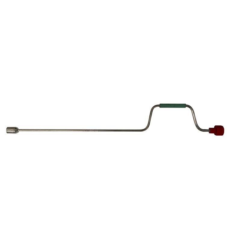 Manivelle Alko 19 mm pour béquilles - embout 19 mm - Référence : manivrouge_0
