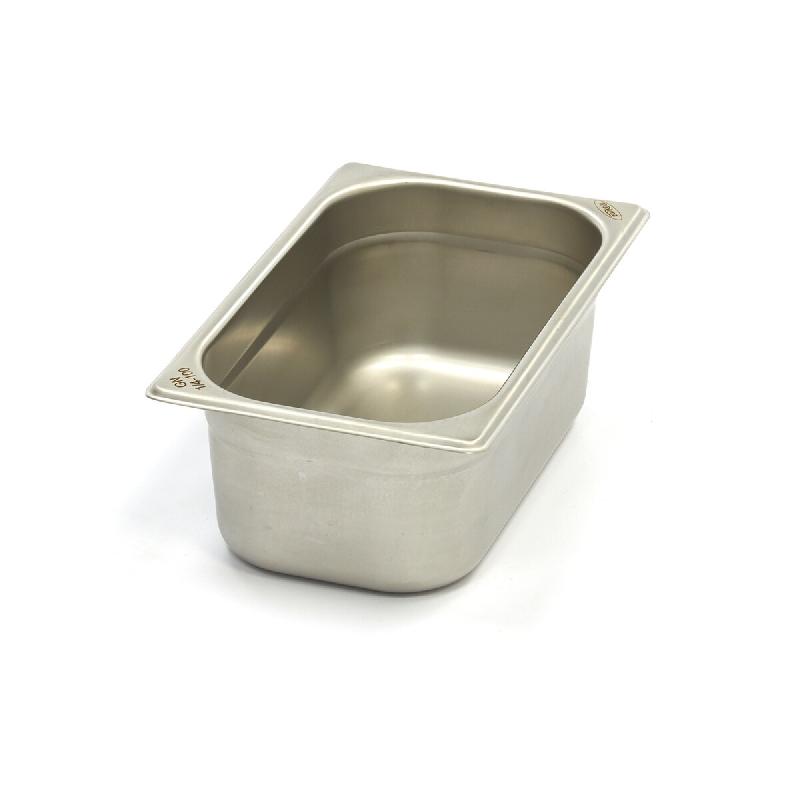 Maxima Récipient gastronorm - 1/4 GN - profondeur 10 cm - acier inoxydable – 26.5 × 16.2 × 10 cm - AKS-09367530_0