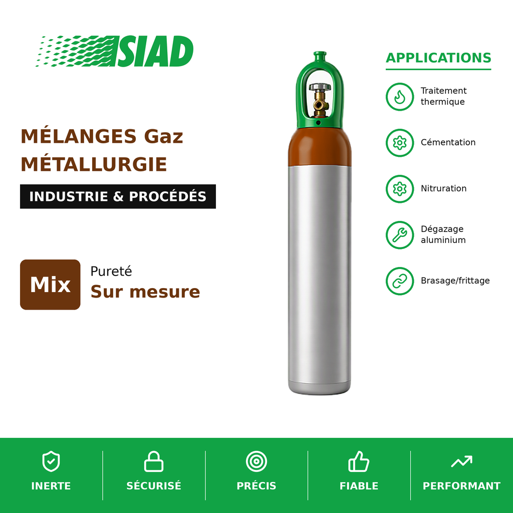 Mélanges métallurgie et traitement thermique SIAD - recuit, trempe, revenu, cémentation, nitruration_0