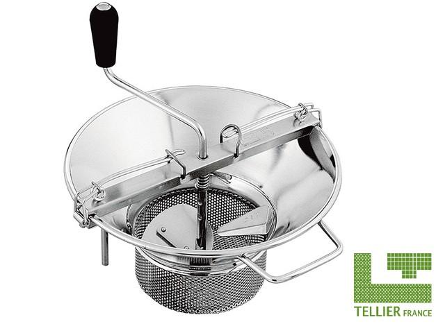 MOULIN LT N°5 INOX À 37 CM AVEC GRILLE DE À 3 MM