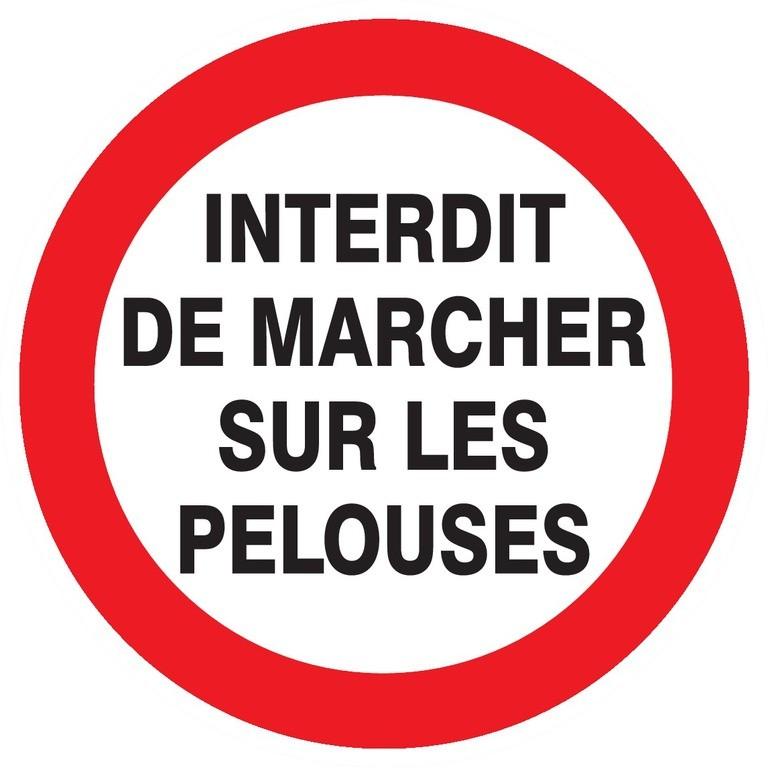 Panneaux adhésifs ronds 420 mm interdictions obligations - ADPNR-TL05/IMPL_0