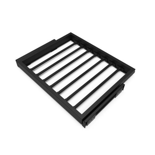 PORTE PANTALON COULISSANT POUR DRESSING HACK - POUR MODULE 600MM - NOIR EMUCA