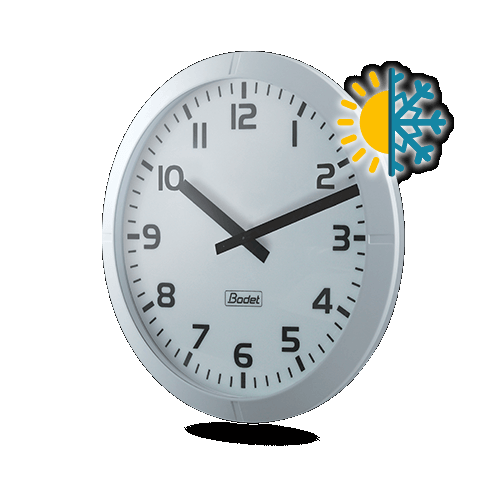 Horloge analogique extérieure 230V - Profil 960 - REC 1,5V - Affichage heure-minute - BODET_0
