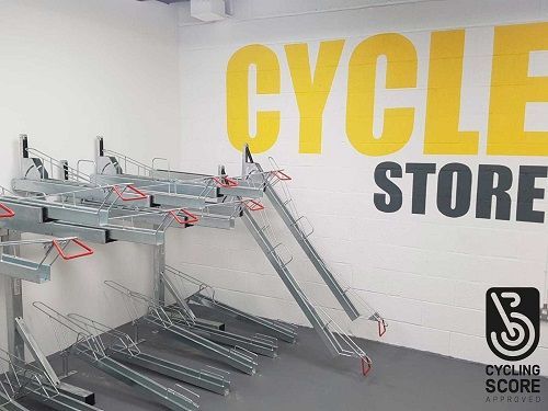 Rack à vélo double best sale étage