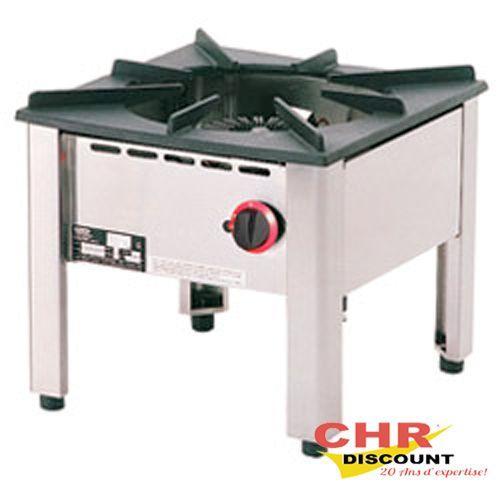 Réchaud bas à gaz - 13 kW - Dimensions 500x500xh450 mm - 11180 kcal/h_0