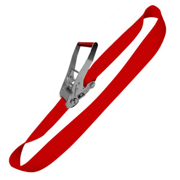 Sangle d'arrimage 50 mm - Type poids lourd avec tendeur à rochet - STF 400 daN - LC 2000 daN - Longueur 8m_0