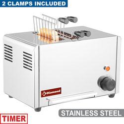 Toaster électrique 2 pinces - croque-monsieur - acier inox - D2CM-XP_0