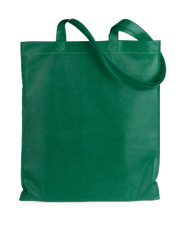 Tote bag non-tissé - anses longues - 70 gr/m2 - couleur verte_0