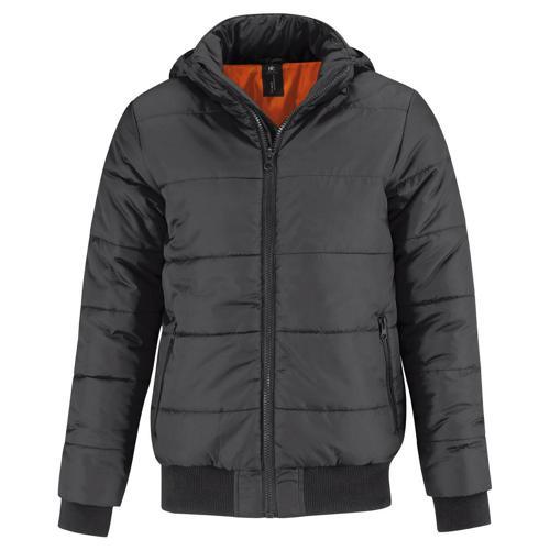 VESTE DOUDOUNE SUPER HOOD NOIR/ORANGE